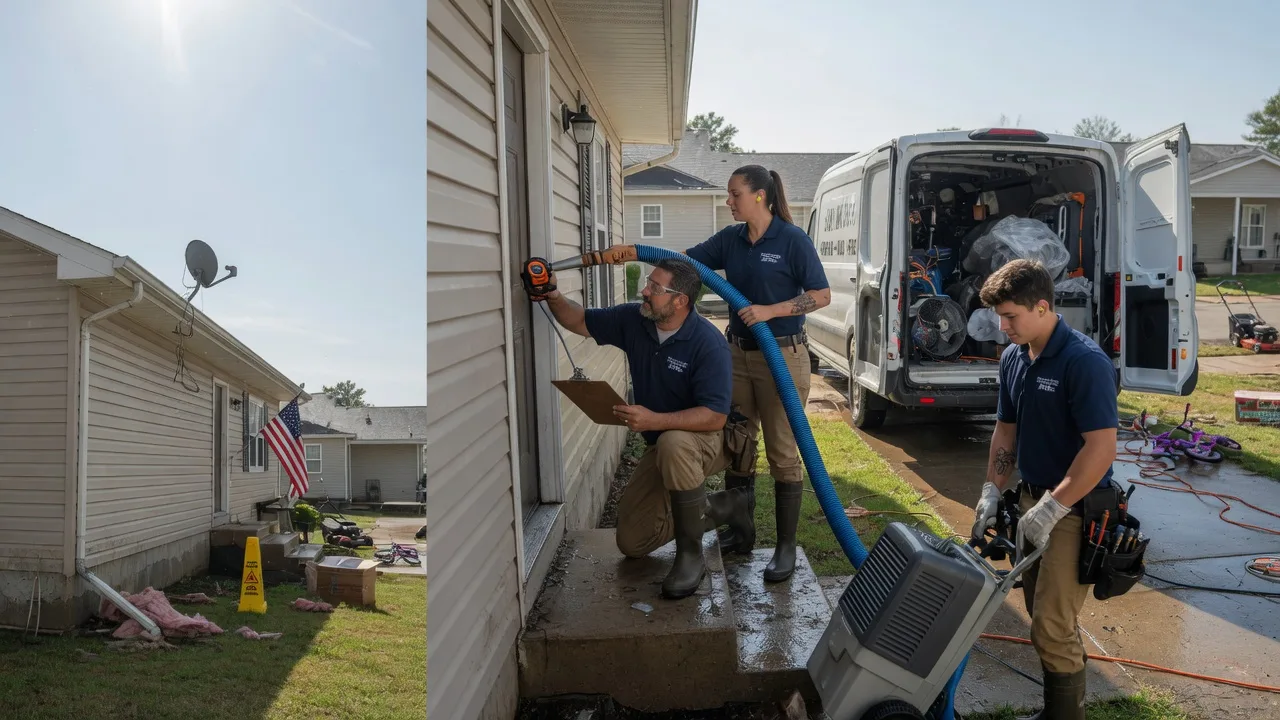 Ceiling Water Damage Restoration in Edwall, WA near me